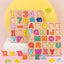 Colorful Alphabet Number Wooden Puzzles Kids Intelligent Matching Game Preschool Children Early Educational Toys - Slobuy