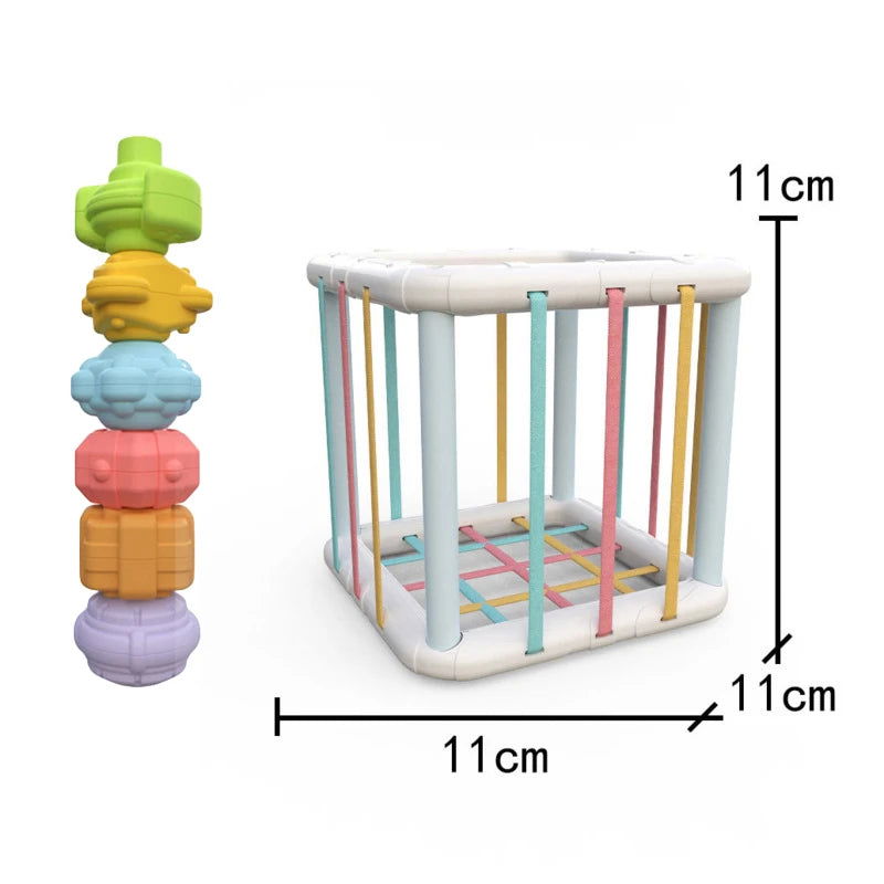 Colorful Shape Blocks Sorting Game Baby Montessori Learning Educational Toys For Children Bebe Birth Inny Baby Et Éducation Gift - Slobuy