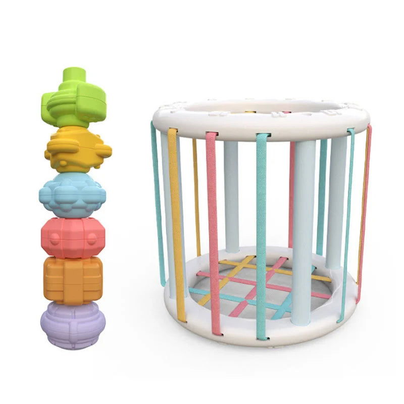 Colorful Shape Blocks Sorting Game Baby Montessori Learning Educational Toys For Children Bebe Birth Inny Baby Et Éducation Gift - Slobuy