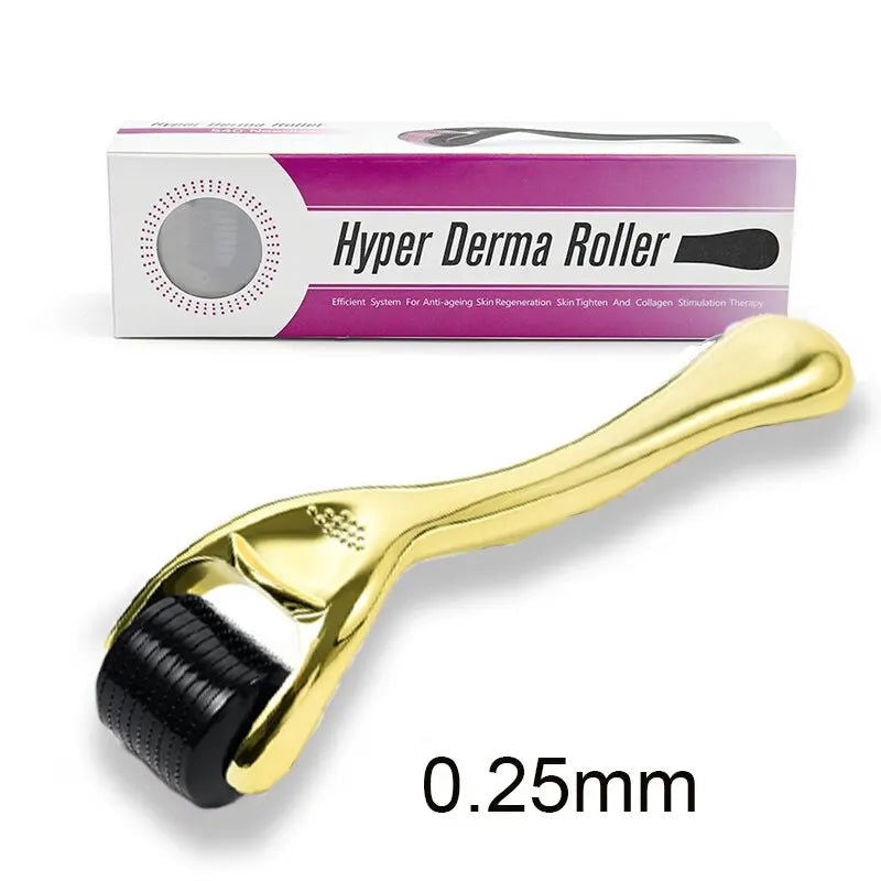Colorful Transparent Healthy Care 540 Derma Roller Beauty Needles Instrument for Face 0.2mm 0.25mm 0.3mm Titanium Skin Care Tool - Slobuy
