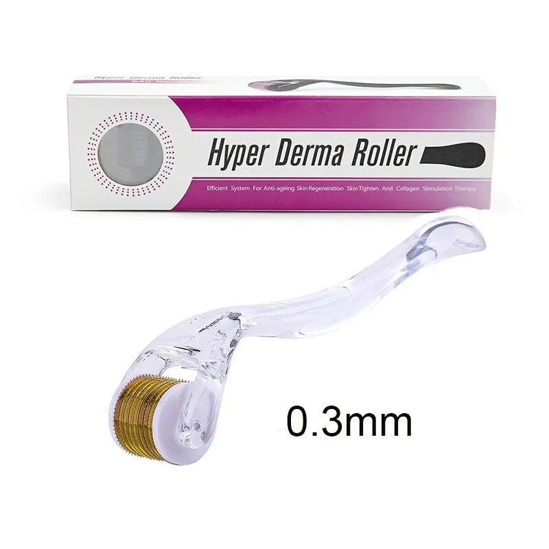 Colorful Transparent Healthy Care 540 Derma Roller Beauty Needles Instrument for Face 0.2mm 0.25mm 0.3mm Titanium Skin Care Tool - Slobuy