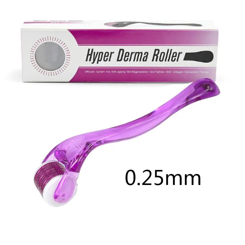 Colorful Transparent Healthy Care 540 Derma Roller Beauty Needles Instrument for Face 0.2mm 0.25mm 0.3mm Titanium Skin Care Tool - Slobuy