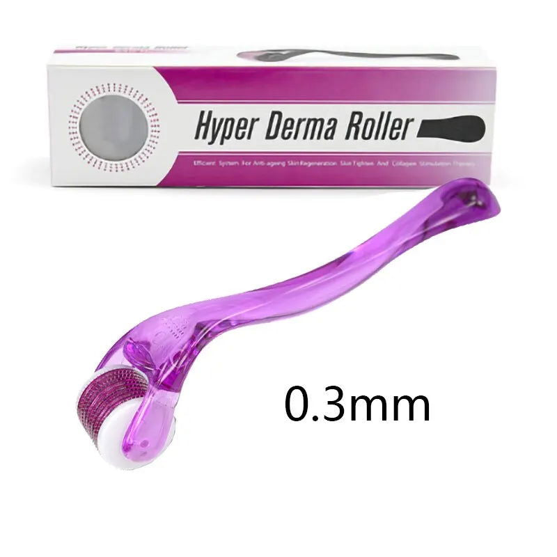 Colorful Transparent Healthy Care 540 Derma Roller Beauty Needles Instrument for Face 0.2mm 0.25mm 0.3mm Titanium Skin Care Tool - Slobuy