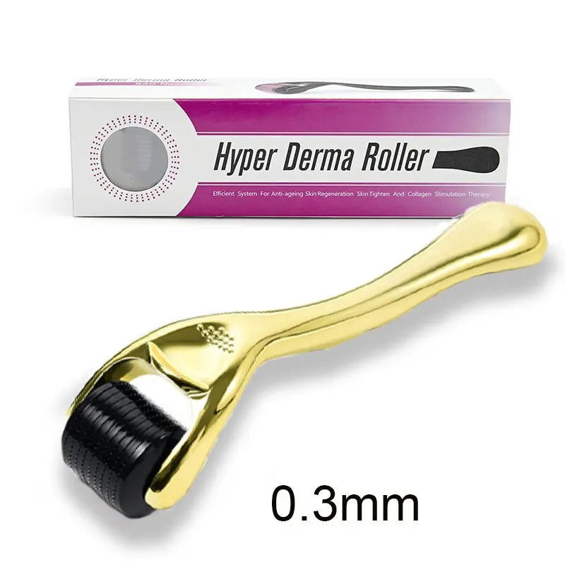 Colorful Transparent Healthy Care 540 Derma Roller Beauty Needles Instrument for Face 0.2mm 0.25mm 0.3mm Titanium Skin Care Tool - Slobuy