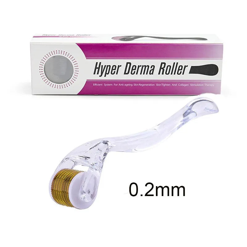 Colorful Transparent Healthy Care 540 Derma Roller Beauty Needles Instrument for Face 0.2mm 0.25mm 0.3mm Titanium Skin Care Tool - Slobuy