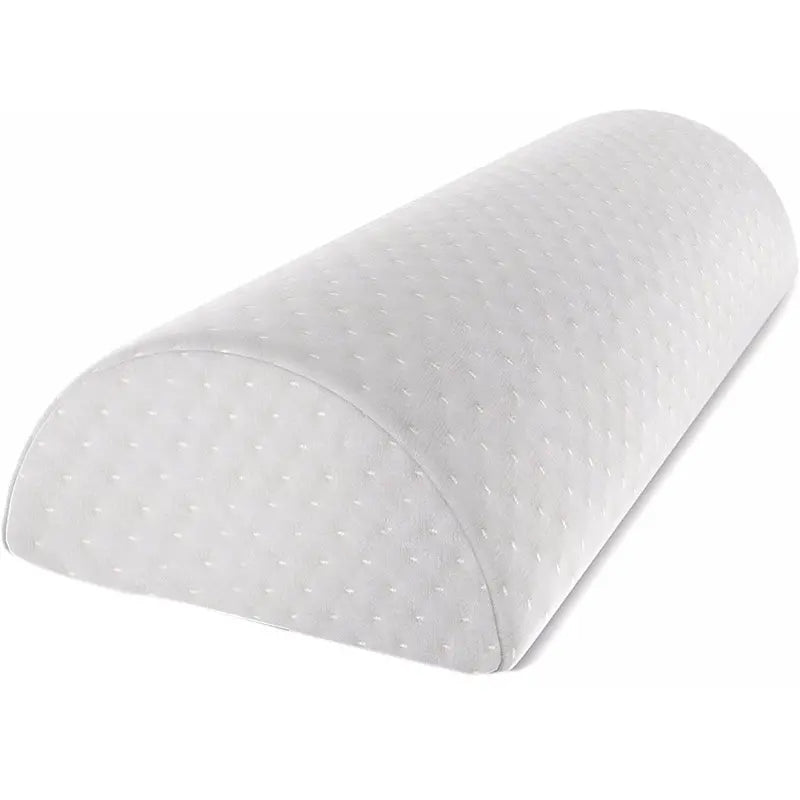 Comfort Bolster Pillow for Legs Back and Head Memory Foam Cotton Cover Lumbar Support Pillow for Semi Roll Pillow - Slobuy