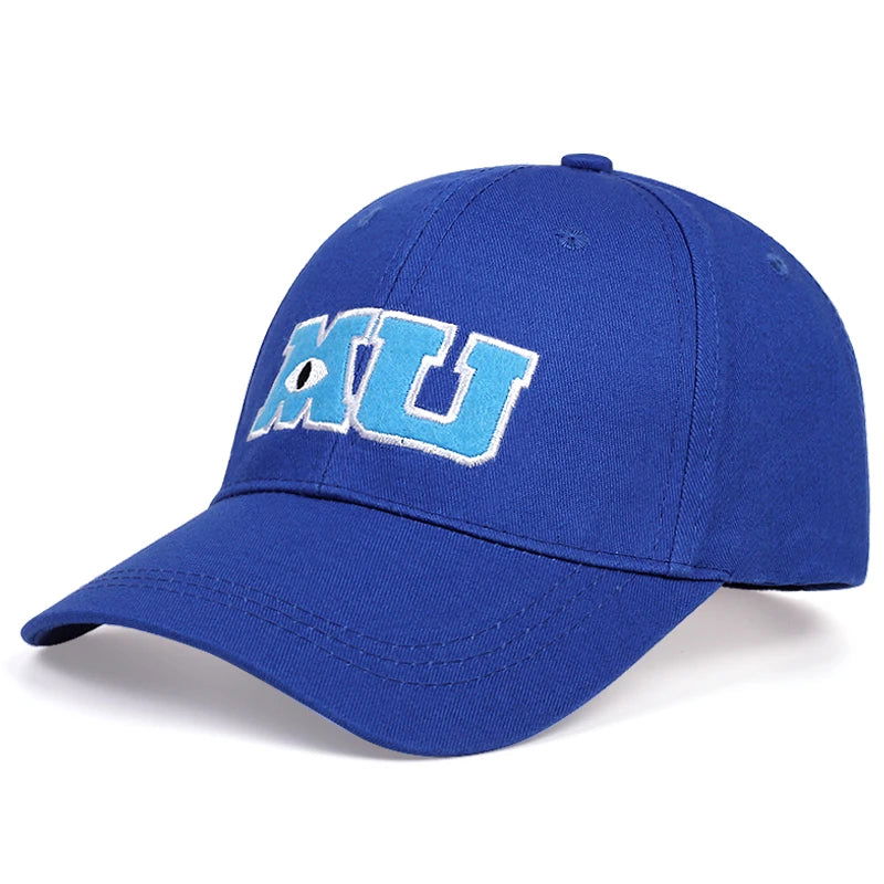 Comic Baseball Cap Men Adult Unisex Cotton MU Embroidery Big Eye Cap Monster University Women Sun Hats Trucker Hat Bonnet Gorras - Slobuy