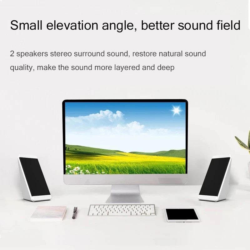 Computer Speaker PC Sound Box Music For Laptop Caixa De Som Portable USB Stereo Audio System Bocina Baffle Acoustics Baffe Loud - Slobuy