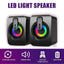 Computer Speakers PC Sound Box HIFI Stereo Microphone USB Wired Caixa De Som with LED Light For Desktop Computer - Slobuy