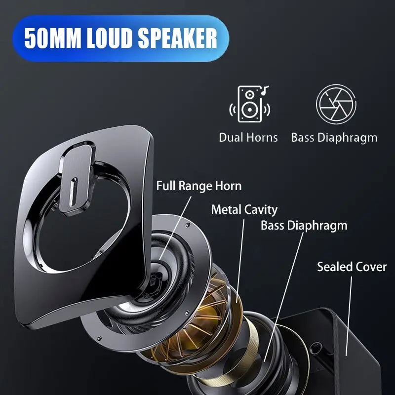 Computer Speakers PC Sound Box HIFI Stereo Microphone USB Wired Caixa De Som with LED Light For Desktop Computer - Slobuy