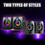 Computer Speakers PC Sound Box HIFI Stereo Microphone USB Wired Caixa De Som with LED Light For Desktop Computer - Slobuy