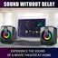 Computer Speakers PC Sound Box HIFI Stereo Microphone USB Wired Caixa De Som with LED Light For Desktop Computer - Slobuy