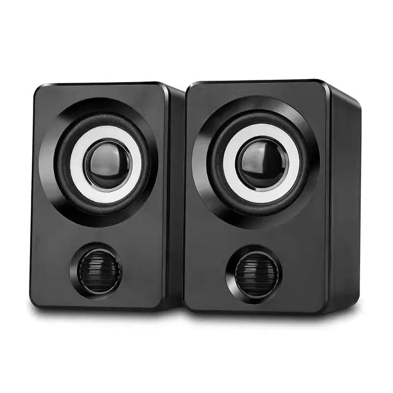 Computer Speakers PC Sound Box HIFI Stereo Microphone USB Wired Caixa De Som with LED Light For Desktop Computer - Slobuy