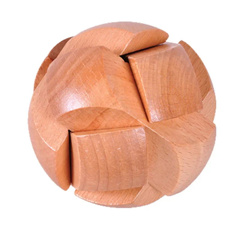 Confucius Lu Ban Lock Hexagonal Wooden Tangram Puzzle Board Puzzle Toys Children Adult IQ Relaxation Stress Relief Game Puzzle - Slobuy