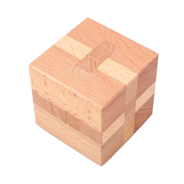 Confucius Lu Ban Lock Hexagonal Wooden Tangram Puzzle Board Puzzle Toys Children Adult IQ Relaxation Stress Relief Game Puzzle - Slobuy
