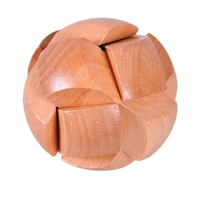 Confucius Lu Ban Lock Hexagonal Wooden Tangram Puzzle Board Puzzle Toys Children Adult IQ Relaxation Stress Relief Game Puzzle - Slobuy