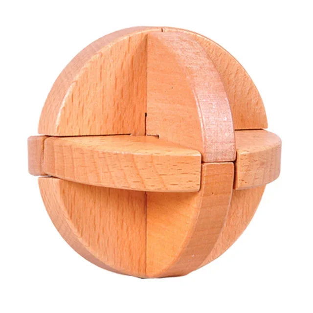 Confucius Lu Ban Lock Hexagonal Wooden Tangram Puzzle Board Puzzle Toys Children Adult IQ Relaxation Stress Relief Game Puzzle - Slobuy