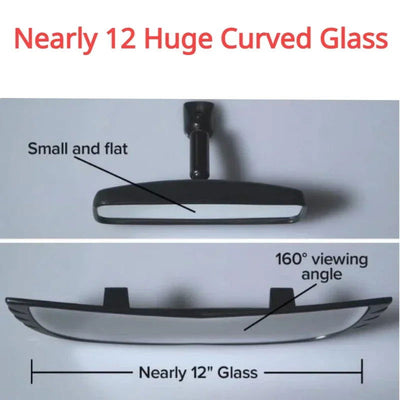 Convex Rear Mirror Interior Expand Vision Rearview Mirror Auto Supplies Car Rear Mirror Anti Glare Wide Angle Auto Rear View - Slobuy