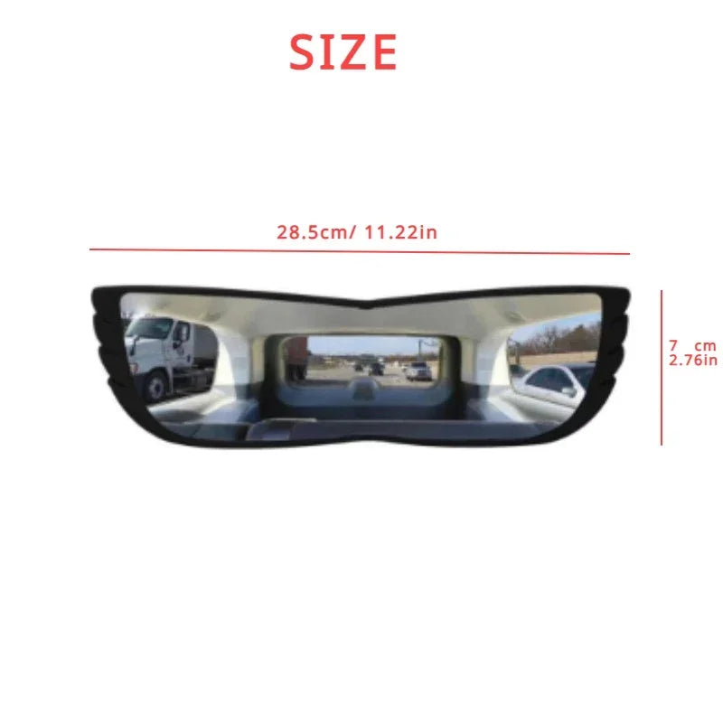 Convex Rear Mirror Interior Expand Vision Rearview Mirror Auto Supplies Car Rear Mirror Anti Glare Wide Angle Auto Rear View - Slobuy