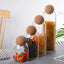 Cork Stopper Glass Sealed Jar Coffee Beans Dried Fruit Storage Box Kitchen Food Multigrain Storage Jar Creative Cork Tea Jar - Slobuy