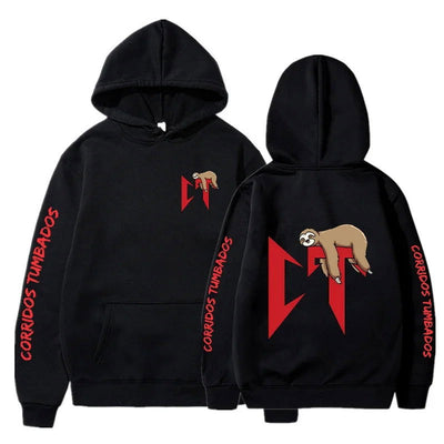 Corridos Tumbados Hoodies Men Fashion Natanael Cano Long Sleeve Sweatshirts Women Cool Casual Harajuku Hooded Pullover Sudaderas - Slobuy