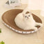 Corrugated Cat Scratcher Cat Scrapers Round Oval Grinding Claw Toys for Cats Wear-Resistant Cat Bed Nest Cat Accessories - Slobuy