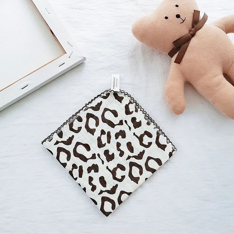 Cotton Baby Face Towel Newborn Baby Items 4 Layer Muslin Baby Bibs Handkerchief Soft Saliva Towel Triangle Feeding Burp Cloths - Slobuy
