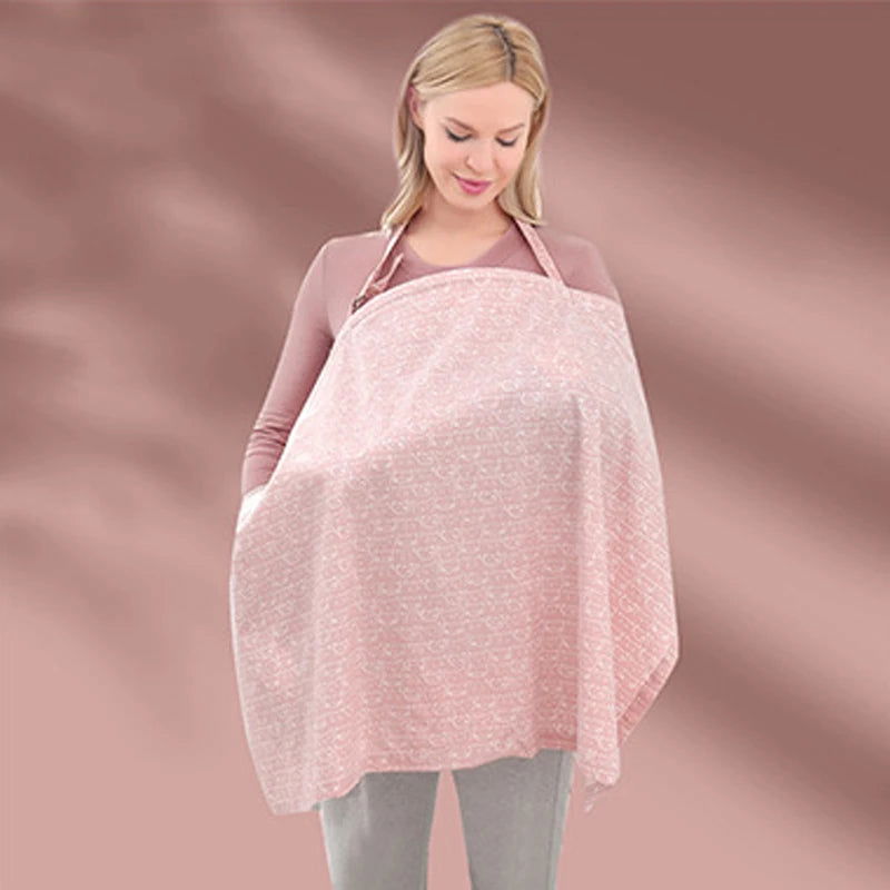 Cotton Mother Cape Blanket Nursing Apron Carseat Stoller Cover Lactation Maternity Clothes For Baby Breastfeeding Accessories - Slobuy