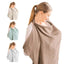 Cotton Mother Cape Blanket Nursing Apron Carseat Stoller Cover Lactation Maternity Clothes For Baby Breastfeeding Accessories - Slobuy
