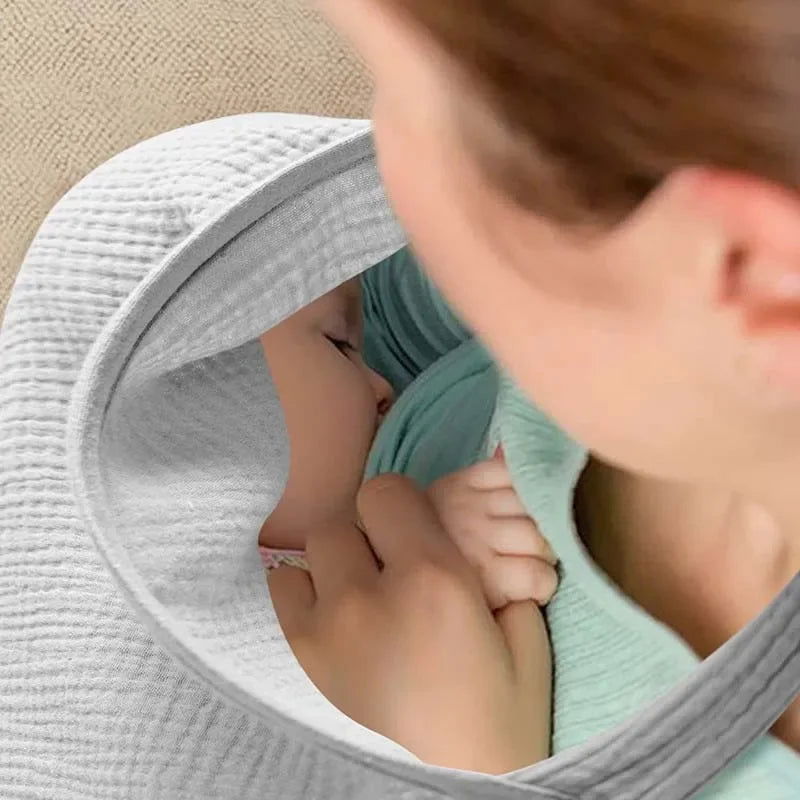 Cotton Mother Cape Blanket Nursing Apron Carseat Stoller Cover Lactation Maternity Clothes For Baby Breastfeeding Accessories - Slobuy