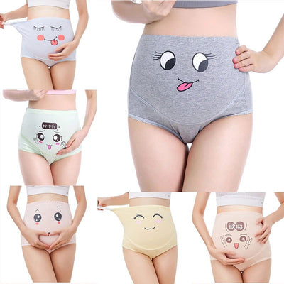 Cotton Panties For Pregnant Maternity Underwear Panty Clothes for Pregnant Women Pregnancy Brief High Waist Maternity Intimates - Slobuy