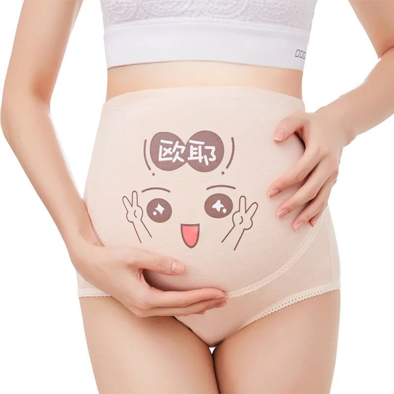 Cotton Panties For Pregnant Maternity Underwear Panty Clothes for Pregnant Women Pregnancy Brief High Waist Maternity Intimates - Slobuy