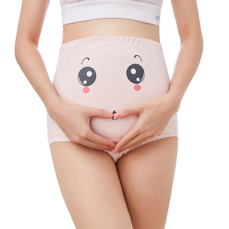 Cotton Panties For Pregnant Maternity Underwear Panty Clothes for Pregnant Women Pregnancy Brief High Waist Maternity Intimates - Slobuy