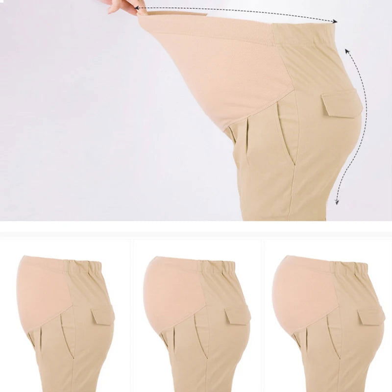 Cotton Pregnant Pants Maternity Clothes For Pregnant Women Trousers Pregnancy Pant Gestante Pantalones Embarazada Clothing - Slobuy