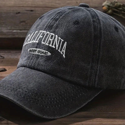 Cotton Retro Vintage Baseball Cap Men Women Denim Embroidered Letters Hat Cotton Soft Top Caps Casual Retro Unisex Hats - Slobuy