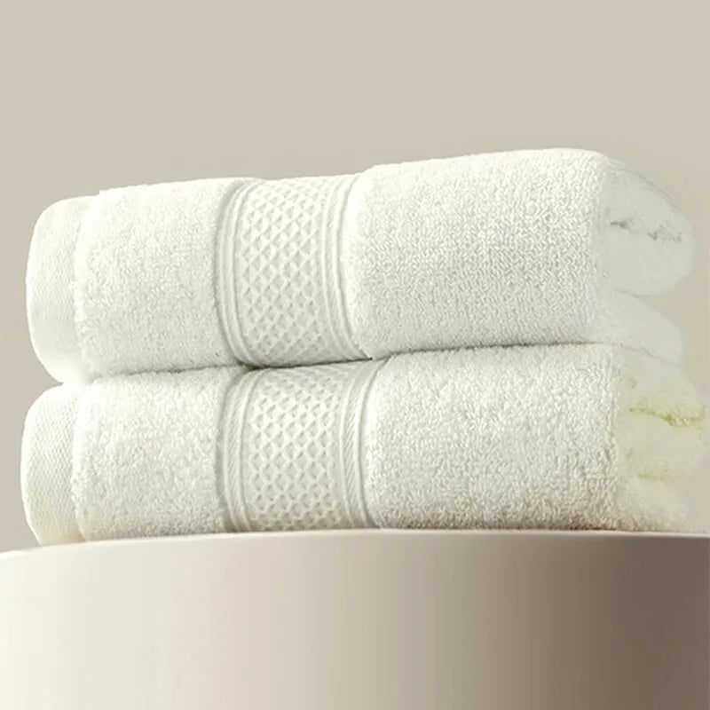 Cotton Towel Bathroom Face Towel Strong Absorbent Soft Non-shedding Adult Towel Thickened Box in Two Packs - Slobuy