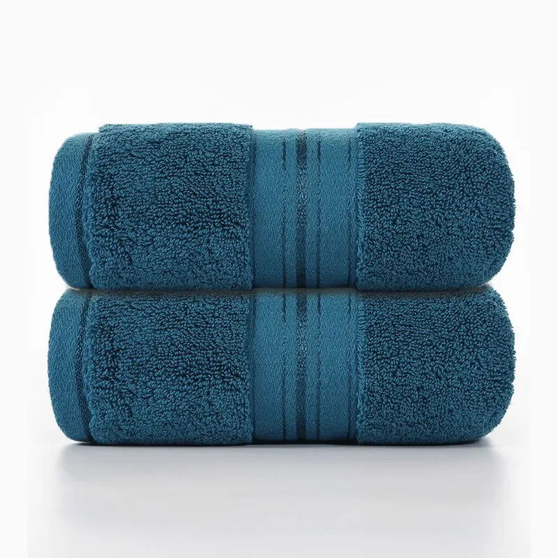 Cotton Towel Bathroom Face Towel Strong Absorbent Soft Non-shedding Adult Towel Thickened Box in Two Packs - Slobuy