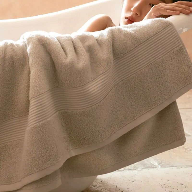 Cotton Towel Bathroom Face Towel Strong Absorbent Soft Non-shedding Adult Towel Thickened Box in Two Packs - Slobuy