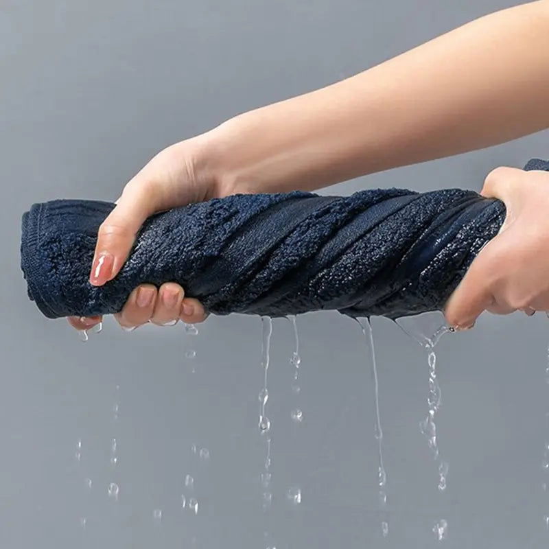 Cotton Towel Bathroom Face Towel Strong Absorbent Soft Non-shedding Adult Towel Thickened Box in Two Packs - Slobuy