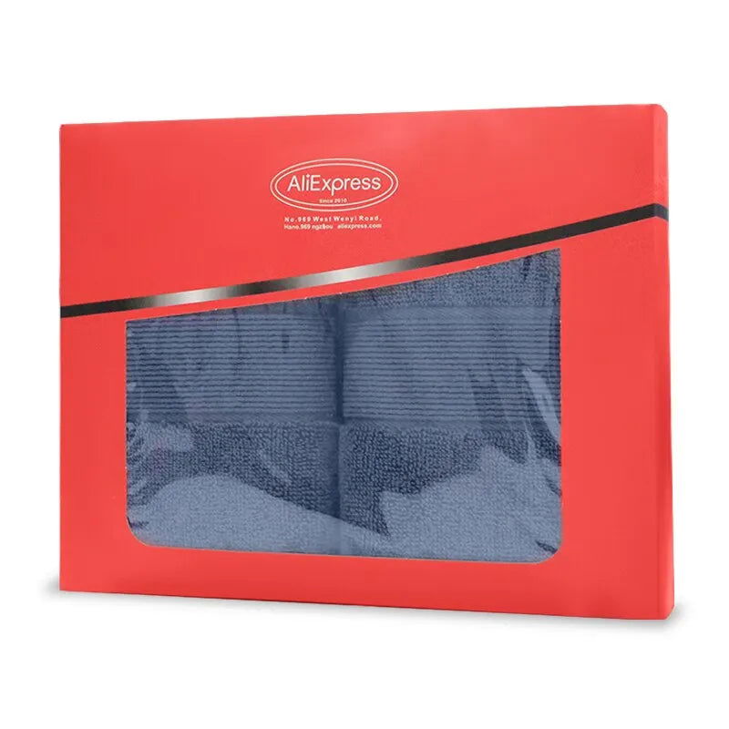 Cotton Towel Bathroom Face Towel Strong Absorbent Soft Non-shedding Adult Towel Thickened Box in Two Packs - Slobuy