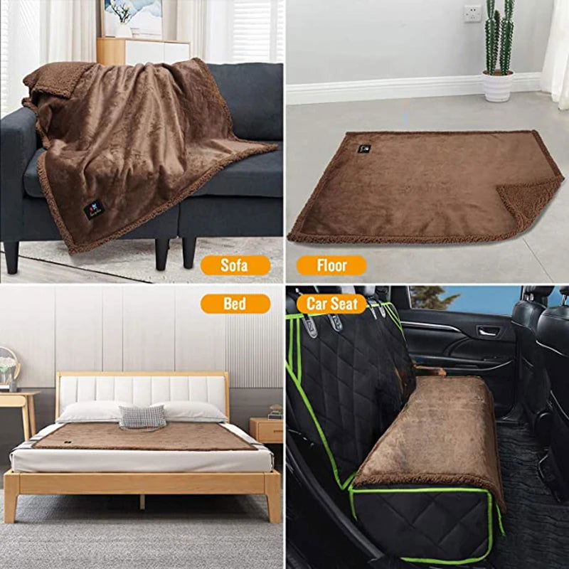 Couple Romantic Blanket Winter Warm Cozy Shaggy Blanket-Thickened King Size Blanket 100% Waterproof and Stain Resistant-Blanket - Slobuy