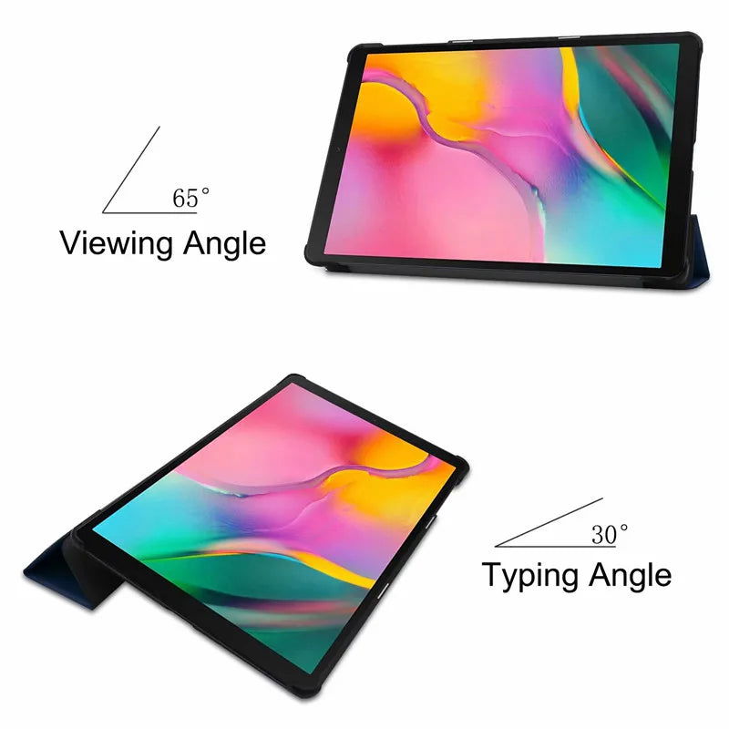 Cover For Samsung Galaxy Tab A7 Lite 8.7 SM-T220 SM-T225 Tablet Case Tri-fold Hard PC Back Cover Tab A7 Lite 2021 Case Funda - Slobuy