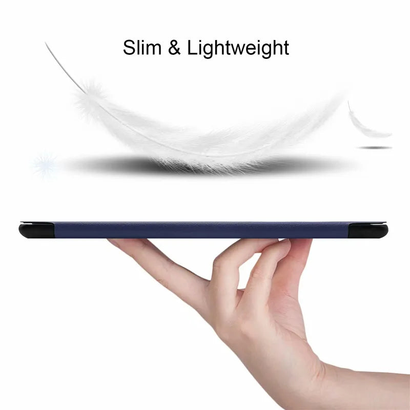 Cover For Samsung Galaxy Tab A7 Lite 8.7 SM-T220 SM-T225 Tablet Case Tri-fold Hard PC Back Cover Tab A7 Lite 2021 Case Funda - Slobuy