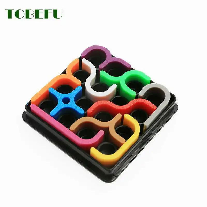 Creative 3D Intelligence Puzzle Crazy Curve Sudoku Puzzle Games Geometric Line Matrix Puzzle Toys For Children Learning Toy Gift - Slobuy