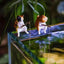 Creative Aquarium Decoration 8 Style Small Fishing Cat Aquarium Accessories Landscaping Ornament Fish Tank Accessories Diy - Slobuy
