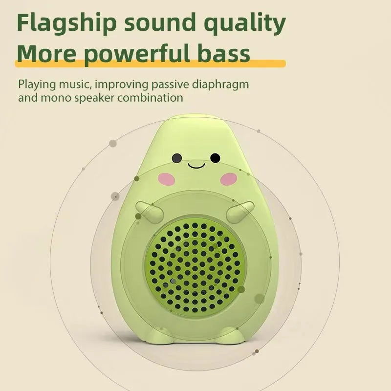 Creative Bluetooth Audio Avocado Mini Speaker Omputer Speaker Large Volume Subwoofer Card Plug in Card - Slobuy