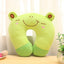 Creative Cute Animal Panda Cat Bear Plush U-shaped Pillow Cervical Spine Neck Travel Portable Home Office for Children Lovely - Slobuy