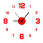 Creative Frameless DIY Wall Clock Wall Decal Home Silent Clock Living Room Office Wall Decoration - Slobuy