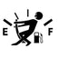 Creative Funny Car Pull Fuel Tank Pointer Reflective Vinyl Sticker Decal Car Styling Sticker Decal Auto Exterior Decoration - Slobuy