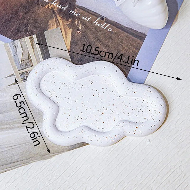 Creative Storage Jewelry Dish Tray Photographic Props Decorative Trays Trinket Plate Desktop Ring Bowl Home Decor Accessories - Slobuy